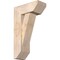 Ekena Millwork Traditional Slat Smooth Bracket w/ Offset Brace, Douglas Fir, 7 1/2"W x 18"D x 30"H BKT0806X18X30TRA06SDF - alternate 1